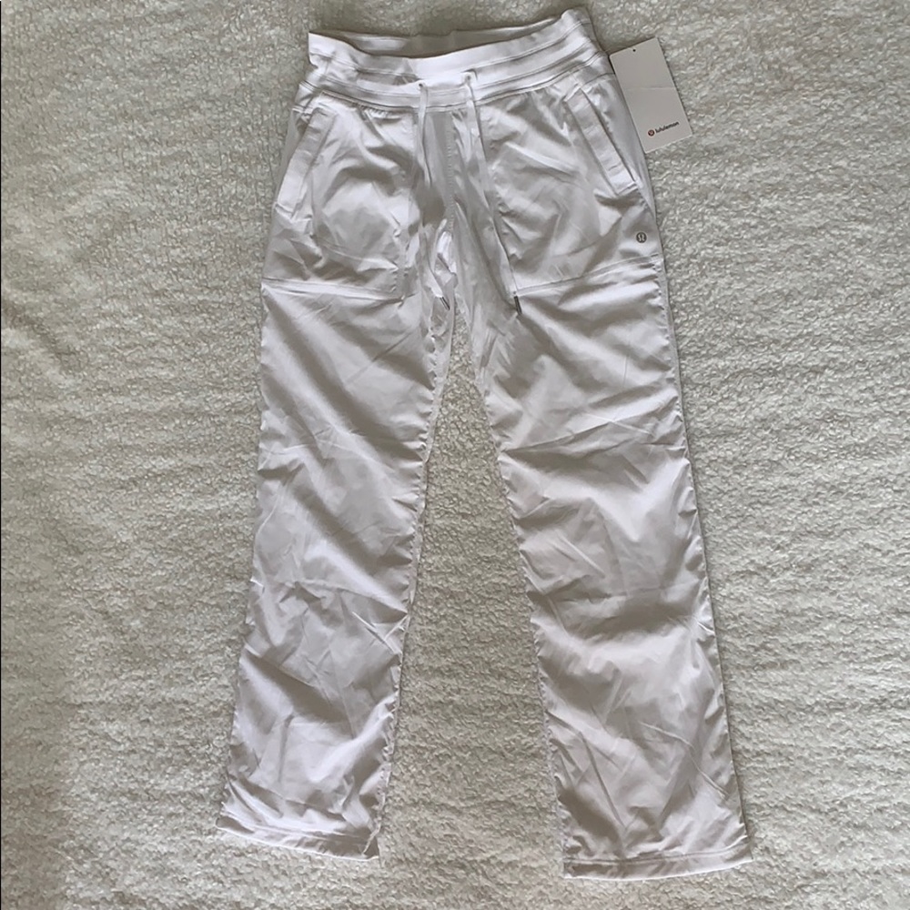 Lululemon Studio Pant III Lined R - White size 8